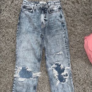 Free People Two-Tone Jeans